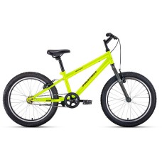 Велосипед Altair ALTAIR MTB HT 20 1.0 (20" 1 ск. рост. 10.5") 2022, ярко-зеленый/серый, IBK22AL20078
