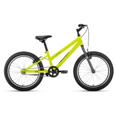 Велосипед Altair ALTAIR MTB HT 20 LOW (20" 1 ск. рост. 10.5") 2022, ярко-зеленый/серый, IBK22AL20084