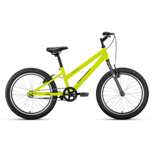 Велосипед Altair ALTAIR MTB HT 20 LOW (10.5"рост) ярко-зеленый/серый 2022 год