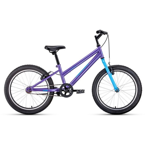 Велосипед Altair ALTAIR MTB HT 20 LOW (10.5"рост) фиолетовый/голубой 2022 год