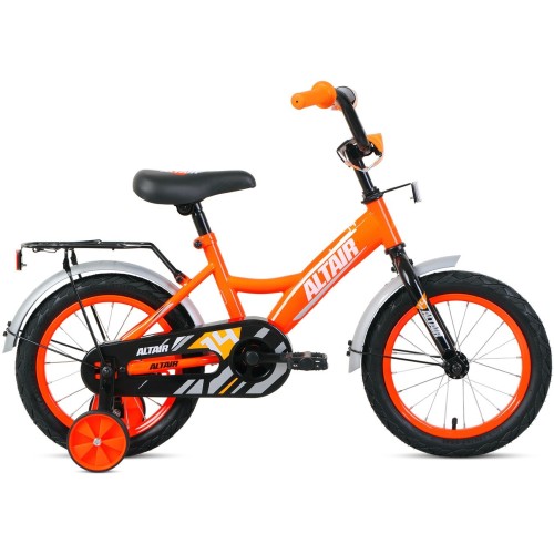 Велосипед Altair ALTAIR KIDS 14 (рост) ярко-оранжевый/белый 2022 год