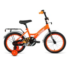 Велосипед Altair ALTAIR KIDS 16 (16" 1 ск.) 2022, ярко-оранжевый/белый, IBK22AL16106