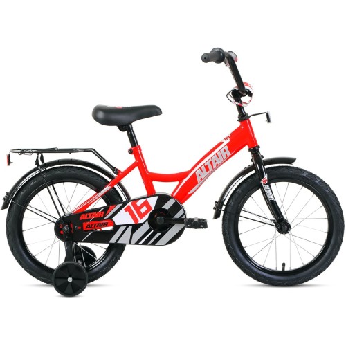Велосипед Altair ALTAIR KIDS 16 (рост) красный/серебристый 2022 год