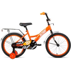 Велосипед Altair ALTAIR KIDS 18 (18" 1 ск.) 2022, ярко-оранжевый/белый, IBK22AL18113