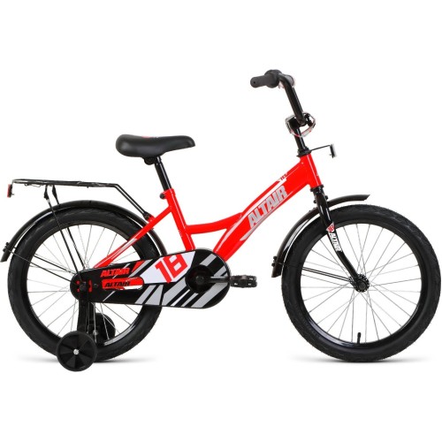 Велосипед Altair ALTAIR KIDS 18 (рост) красный/серебристый 2022 год
