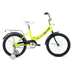 Велосипед Altair ALTAIR CITY KIDS 20 COMPACT (20" 1 ск. рост. 13") 2022, ярко-зеленый, IBK22AL20036