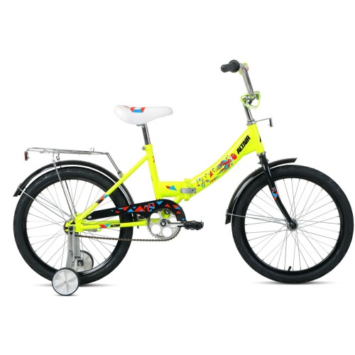 Велосипед Altair ALTAIR CITY KIDS 20 COMPACT (13"рост) ярко-зеленый 2022 год