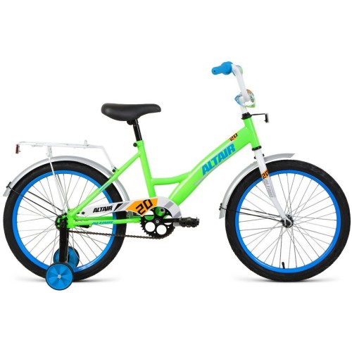Велосипед Altair ALTAIR KIDS 20 (13"рост) ярко-зеленый/синий 2022 год