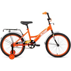 Велосипед Altair ALTAIR KIDS 20 (20" 1 ск. рост. 13") 2022, ярко-оранжевый/белый, IBK22AL20042