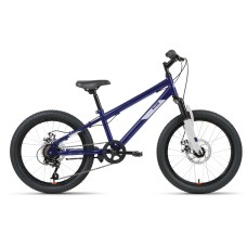Велосипед Altair ALTAIR MTB HT 20 2.0 D (20" 6 ск. рост. 10.5") 2022, мятный/черный, IBK22AL20082