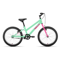 Велосипед Altair ALTAIR MTB HT 20 LOW (20" 1 ск. рост. 10.5") 2022, мятный/розовый, IBK22AL20085