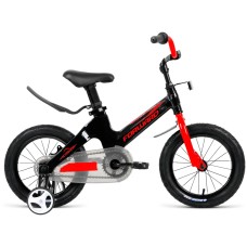 Велосипед Forward COSMO 12 (12" 1 ск.) 2022, черный/красный, IBK22FW12157