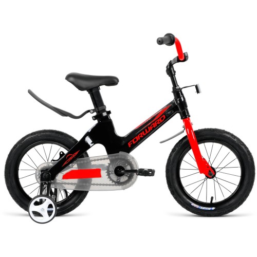 Велосипед Forward COSMO 12 (рост) черный/красный 2022 год