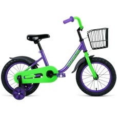 Велосипед Forward BARRIO 14 (14" 1 ск.) 2022, фиолетовый, IBK22FW14136