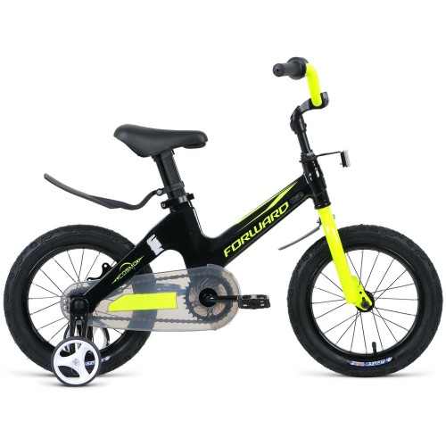 Велосипед Forward COSMO 14 (рост) черный/зеленый 2022 год