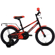 Велосипед Forward METEOR 16 (16" 1 ск.) 2022, черный/красный, IBK22FW16256