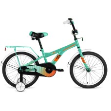 Велосипед Forward CROCKY 18 (18" 1 ск.) 2022, бирюзовый/оранжевый, IBK22FW18218