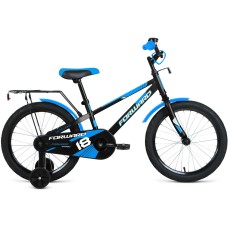 Велосипед Forward METEOR 18 (18" 1 ск.) 2022, черный/синий, IBK22FW18262