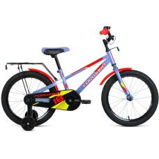 Велосипед Forward METEOR 18 (18" 1 ск.) 2022, серый/красный, IBK22FW18266