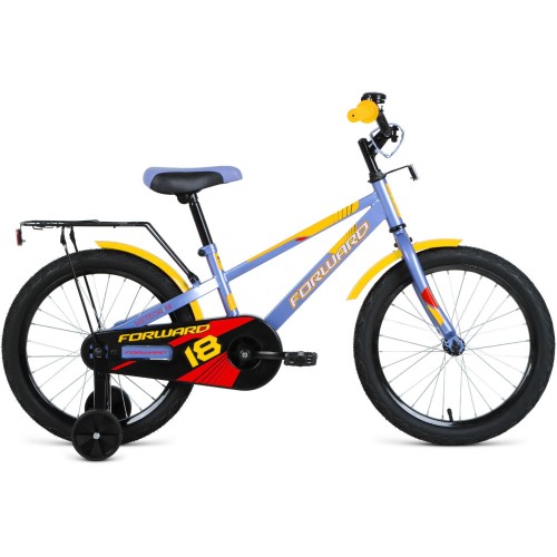 Велосипед Forward METEOR 18 (рост) серый/желтый 2022 год