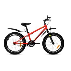 Велосипед Forward UNIT 20 1.0 (20" 1 ск. рост. 10.5") 2022, красный матовый, IBK22FW20057