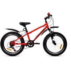 Велосипед Forward UNIT 20 2.0 (20" 6 ск. рост. 10.5") 2022, красный/черный, IBK22FW20061