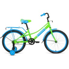 Велосипед Forward AZURE 20 (20" 1 ск. рост. 10.5") 2022, зеленый/голубой, IBK22FW20543