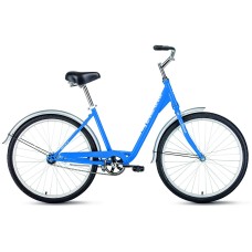 Велосипед Forward GRACE 26 1.0 (26" 1 ск. рост. 17") 2022, синий/белый, IBK22FW26693