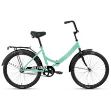 Велосипед Altair ALTAIR CITY 24 (24" 1 ск. рост. 16") 2022, мятный/серый, RBK22AL24013