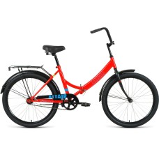 Велосипед Altair ALTAIR CITY 24 (24" 1 ск. рост. 16") 2022, красный/голубой, RBK22AL24014