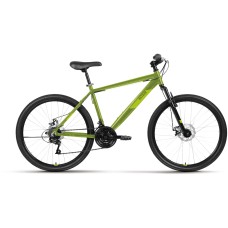 Велосипед Altair AL 26 D (26" 21 ск. рост. 17") 2022, зеленый, RBK22AL26195