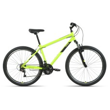 Велосипед Altair ALTAIR MTB HT 27,5 1.0 (27,5" 21 ск. рост. 17") 2022, ярко-зеленый/черный, RBK22AL27129