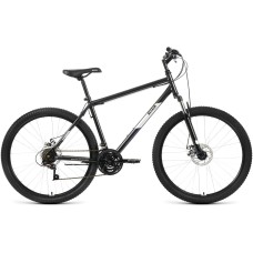Велосипед Altair ALTAIR MTB HT 27,5 2.0 D (27,5" 21 ск. рост. 17") 2022, черный/серебристый, RBK22AL27138