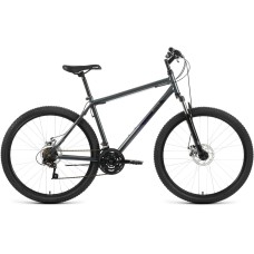 Велосипед Altair ALTAIR MTB HT 27,5 2.0 D (27,5" 21 ск. рост. 17") 2022, темно-серый/черный, RBK22AL27140