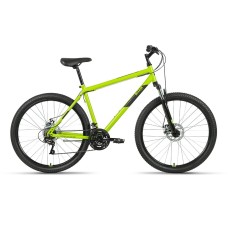Велосипед Altair ALTAIR MTB HT 27,5 2.0 D (27,5" 21 ск. рост. 17") 2022, зеленый/черный, RBK22AL27146