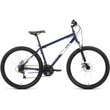 Велосипед Altair ALTAIR MTB HT 27,5 2.0 D (27,5" 21 ск. рост. 19") 2022, темно-синий/белый, RBK22AL27149