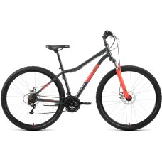 Велосипед Altair ALTAIR MTB HT 29 2.0 D (29" 21 ск. рост. 17") 2022, темно-серый/красный, RBK22AL29161