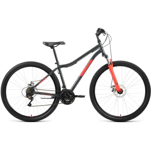 Велосипед Altair ALTAIR MTB HT 29 2.0 D (17"рост) темно-серый/красный 2022 год