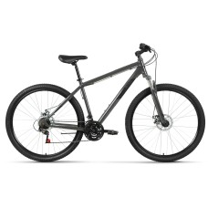 Велосипед Altair AL 29 D (29" 21 ск. рост. 17") 2022, черный матовый/черный, RBK22AL29243