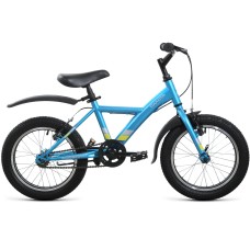 Велосипед Forward DAKOTA 16 (16" 1 ск.) 2022, голубой/желтый, RBK22FW16579