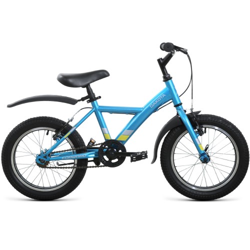 Велосипед Forward DAKOTA 16 (рост) голубой/желтый 2022 год