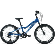 Велосипед Forward TWISTER 20 1.0 (20" 7 ск. рост. 10") 2022, синий/белый, RBK22FW20041