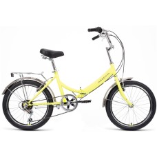 Велосипед Forward ARSENAL 20 2.0 (20" 6 ск. рост. 14") 2022, ярко-зеленый/темно-серый, RBK22FW20534