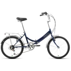 Велосипед Forward ARSENAL 20 2.0 (20" 6 ск. рост. 14") 2022, темно-синий/серый, RBK22FW20535