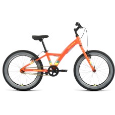 Велосипед Forward COMANCHE 20 1.0 (20" 1 ск. рост. 10.5") 2022, оранжевый/желтый, RBK22FW20573
