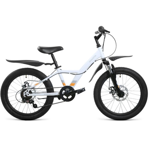 Велосипед Forward DAKOTA 20 2.0 D (10.5"рост) белый/оранжевый 2022 год
