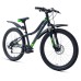 Велосипед Forward TWISTER 24 2.0 D (12"рост) черный/ярко-зеленый 2022 год