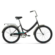 Велосипед Forward VALENCIA 24 1.0 (24" 1 ск. рост. 16") 2022, черный/красный, RBK22FW24067