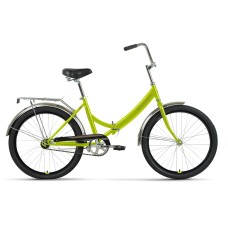 Велосипед Forward VALENCIA 24 1.0 (24" 1 ск. рост. 16") 2022, зеленый/серый, RBK22FW24068