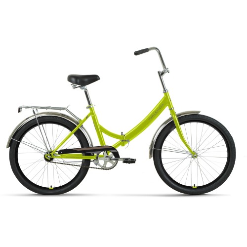 Велосипед Forward VALENCIA 24 1.0 (16"рост) зеленый/серый 2022 год